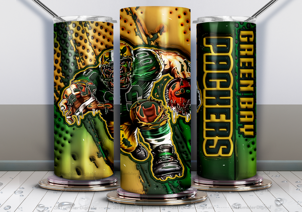 PRO FOOTBALL SUBLIMATION TUMBLER WRAPS  for 20oz Tumblers
