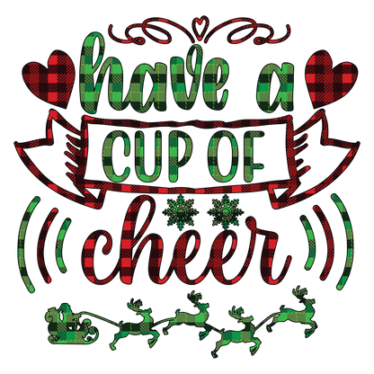 Festive Christmas Sublimation 6", 8" or 11" Transfers (2pk)