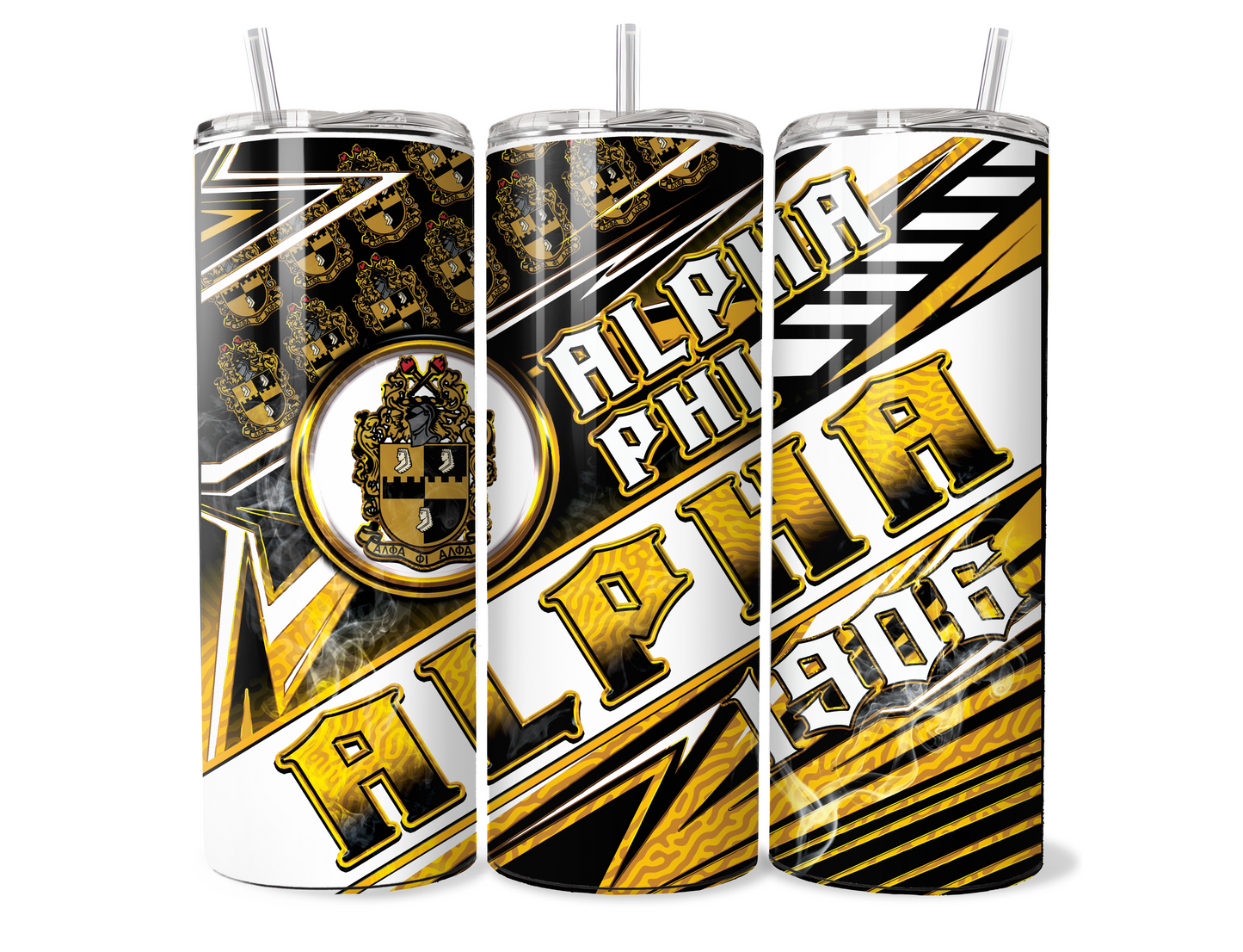 Divine 9 (TRADITIONAL) 20oz Sublimation Tumbler Wraps