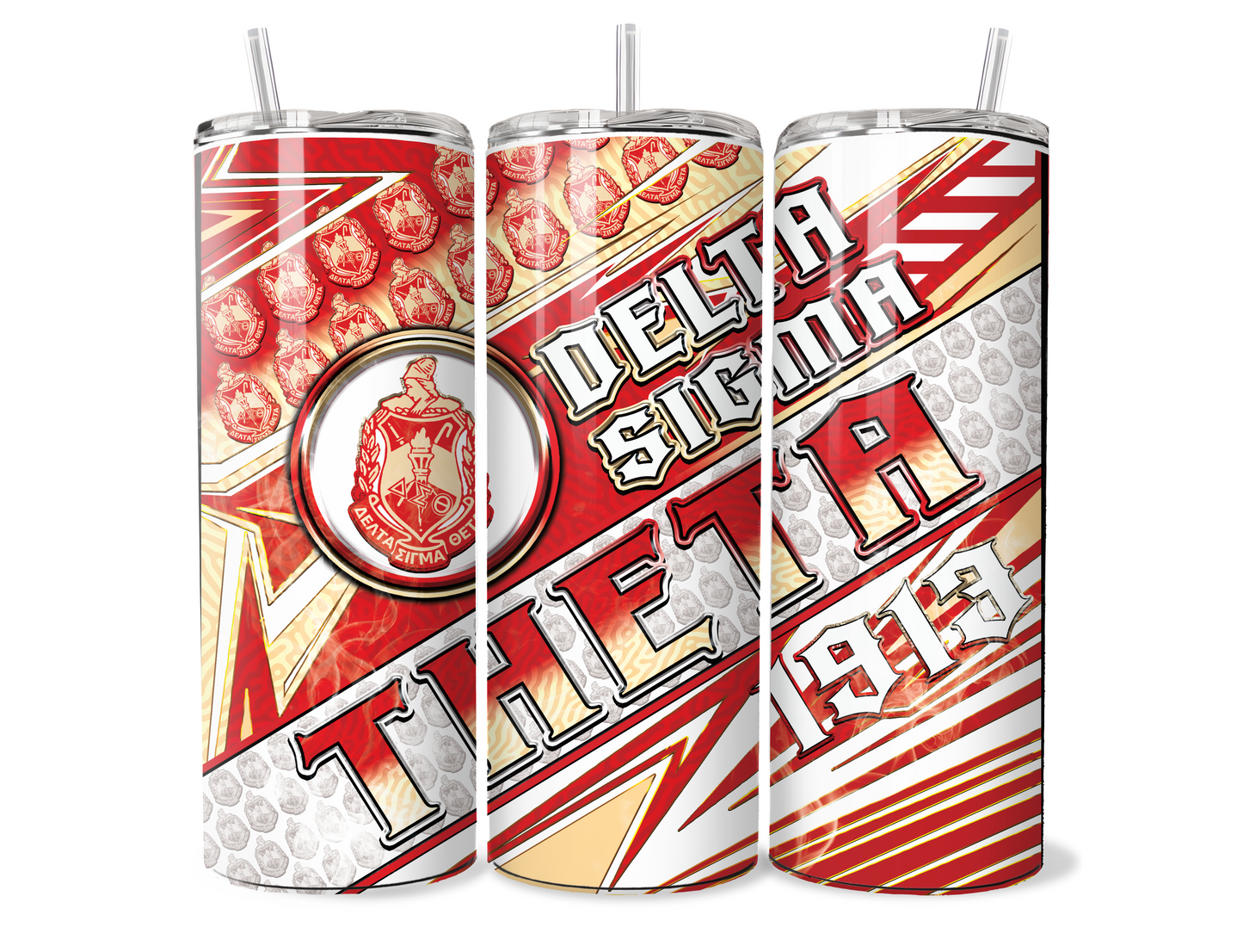 Divine 9 (TRADITIONAL) 20oz Sublimation Tumbler Wraps