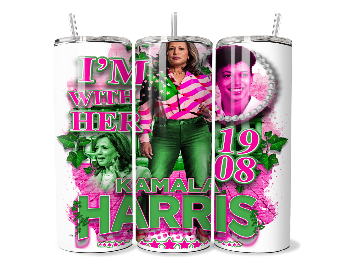 K. Harris 2024 Sublimation TUMBLER Wraps