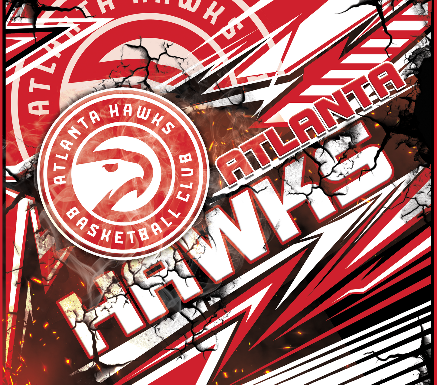 PRE-MADE ADHESIVE TRAY TABLE PRINTS (20" X 16") - BASKETBALL #1