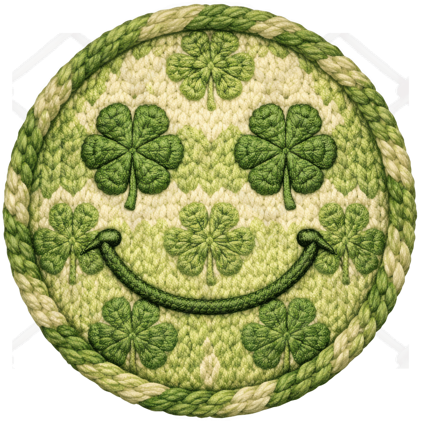 Faux Yarn St. Patricks Day SINGLE Sublimation Transfers