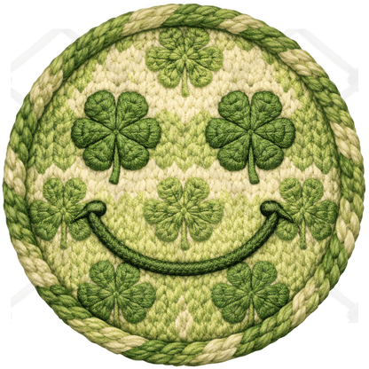 Faux Yarn St. Patricks Day SINGLE Sublimation Transfers