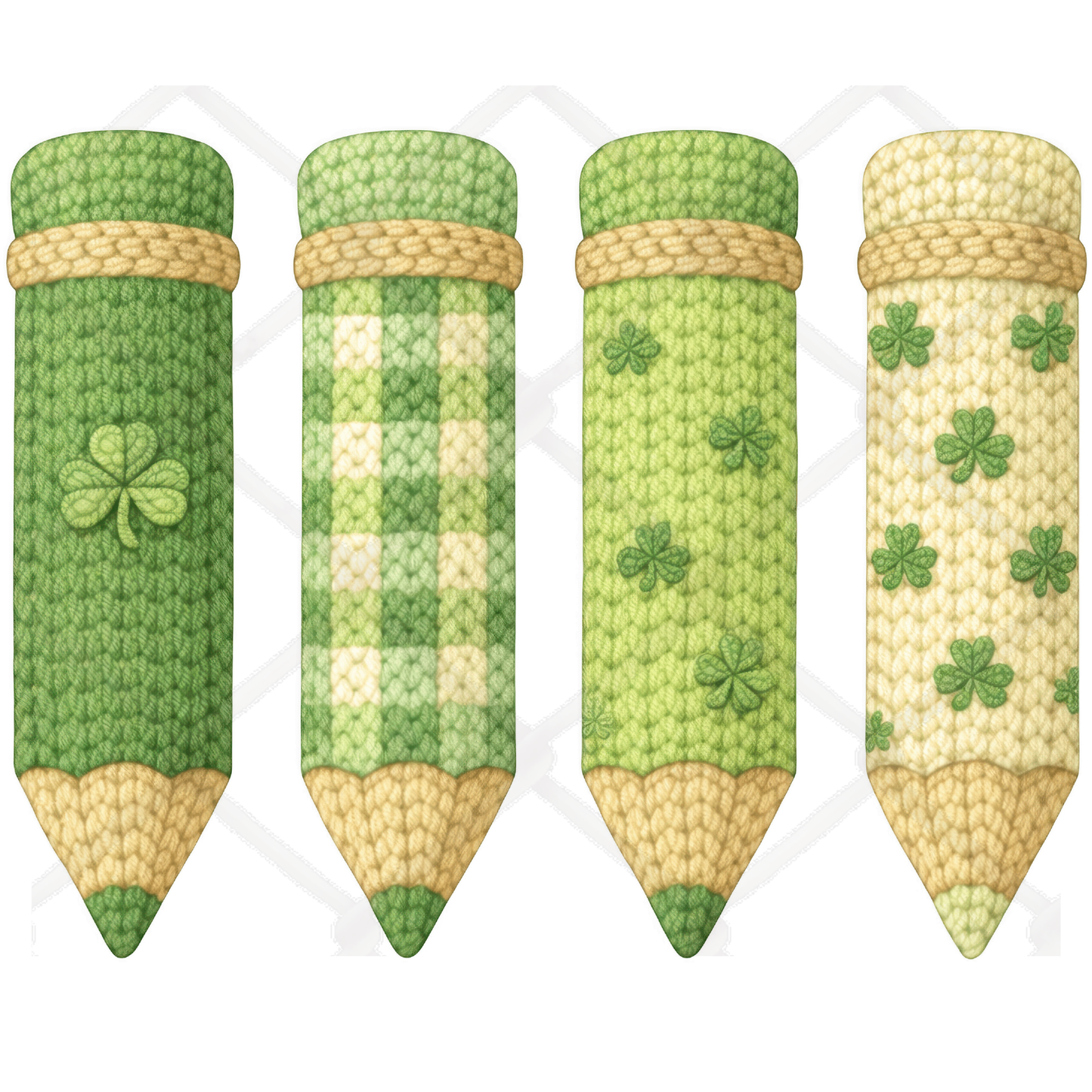 Faux Yarn St. Patricks Day SINGLE Sublimation Transfers