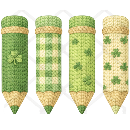Faux Yarn St. Patricks Day SINGLE Sublimation Transfers
