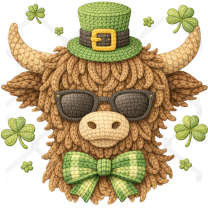 Faux Yarn St. Patricks Day SINGLE Sublimation Transfers