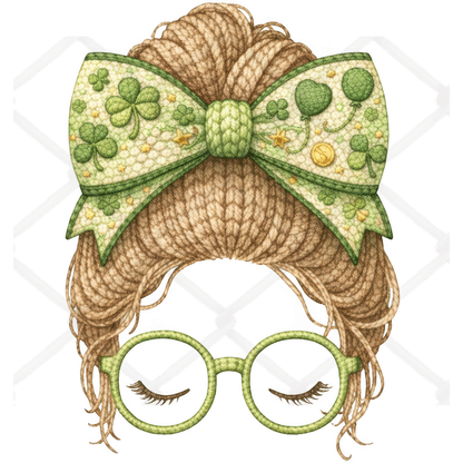 Faux Yarn St. Patricks Day SINGLE Sublimation Transfers