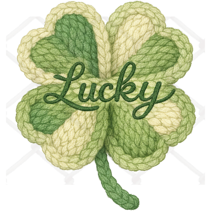 Faux Yarn St. Patricks Day SINGLE Sublimation Transfers