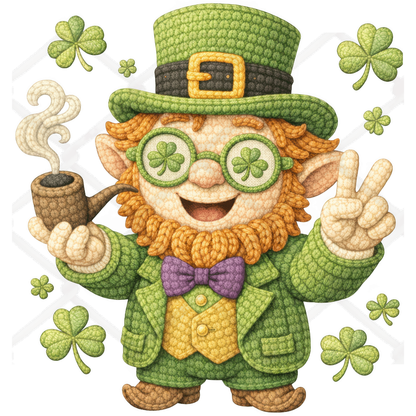 Faux Yarn St. Patricks Day SINGLE Sublimation Transfers
