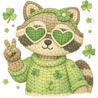 Faux Yarn St. Patricks Day SINGLE Sublimation Transfers