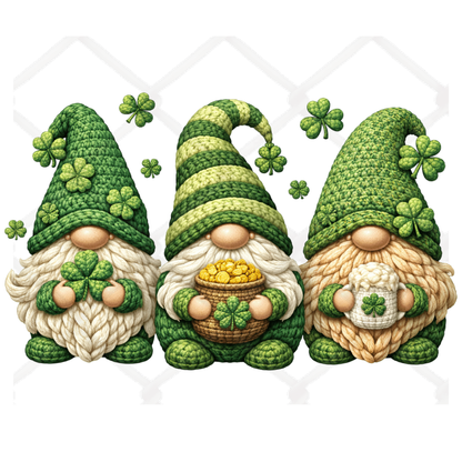 Faux Yarn St. Patricks Day SINGLE Sublimation Transfers