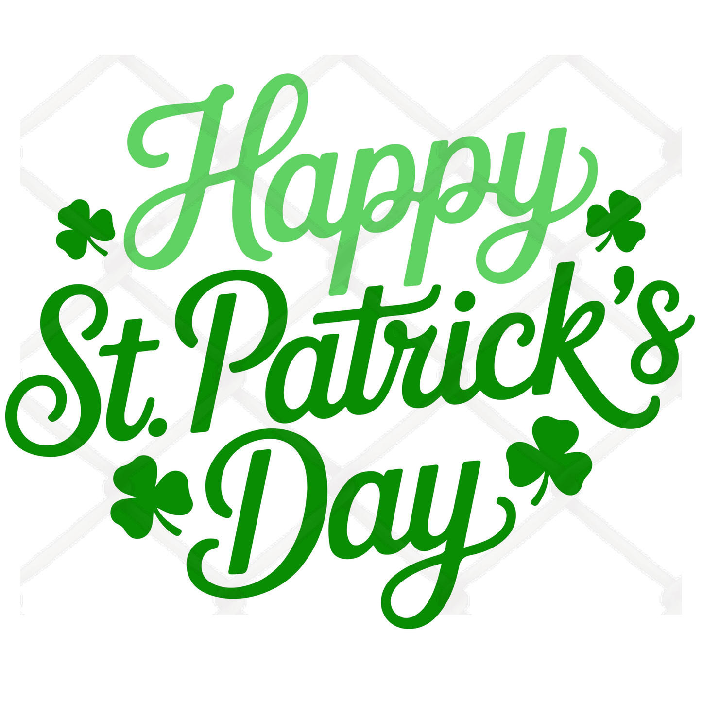 St. Patricks Day SINGLE Sublimation Transfers