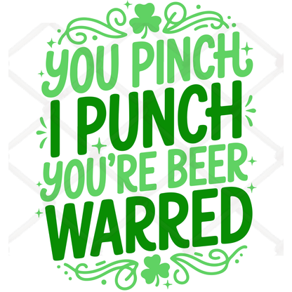 St. Patricks Day SINGLE Sublimation Transfers