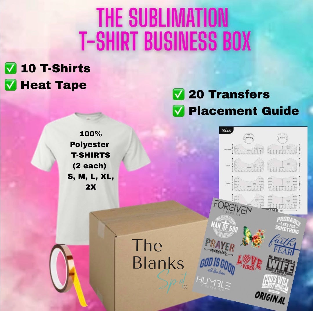 THE Sublimation T-SHIRT BUSINESS IN A BOX