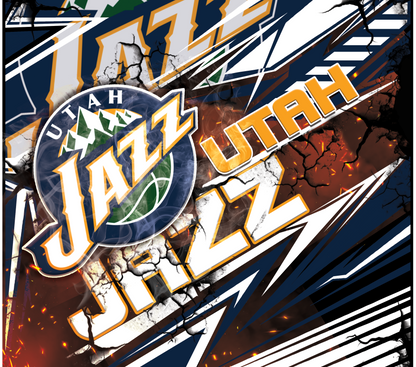 PRE-MADE ADHESIVE TRAY TABLE PRINTS (20" X 16") - BASKETBALL #1