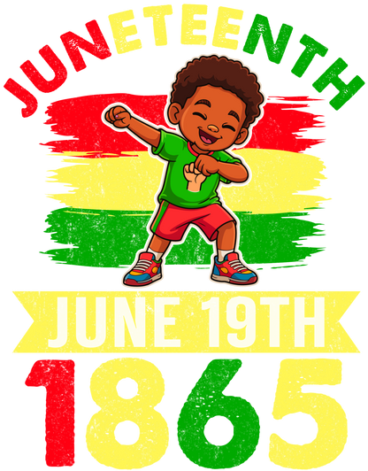 $2 Wholesale - JUNETEENTH KIDS T-Shirt Sublimation Transfers