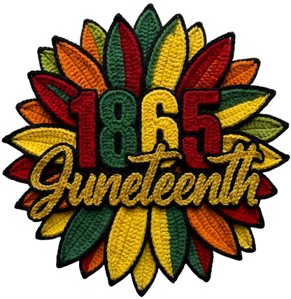 $2 Wholesale - JUNETEENTH FAUX YARN EFFECT SUBLIMATION T-Shirt Transfers
