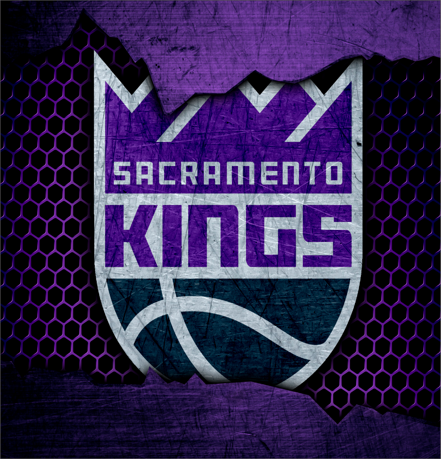 PRE-MADE ADHESIVE TRAY TABLE PRINTS (20" X 16") - BASKETBALL #2