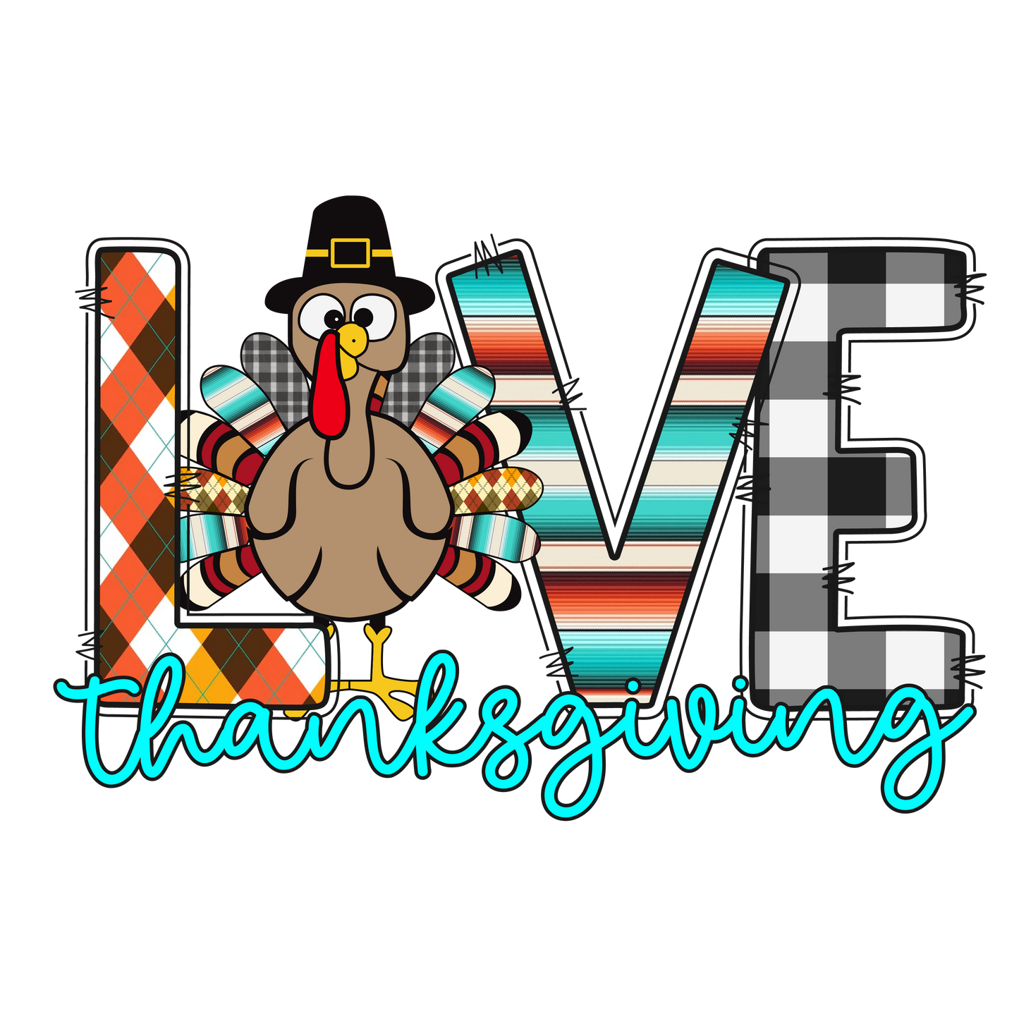 THANKSGIVING 11" Sublimation Transfers (2pk)