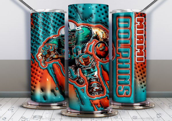 PRO FOOTBALL SUBLIMATION TUMBLER WRAPS  for 20oz Tumblers