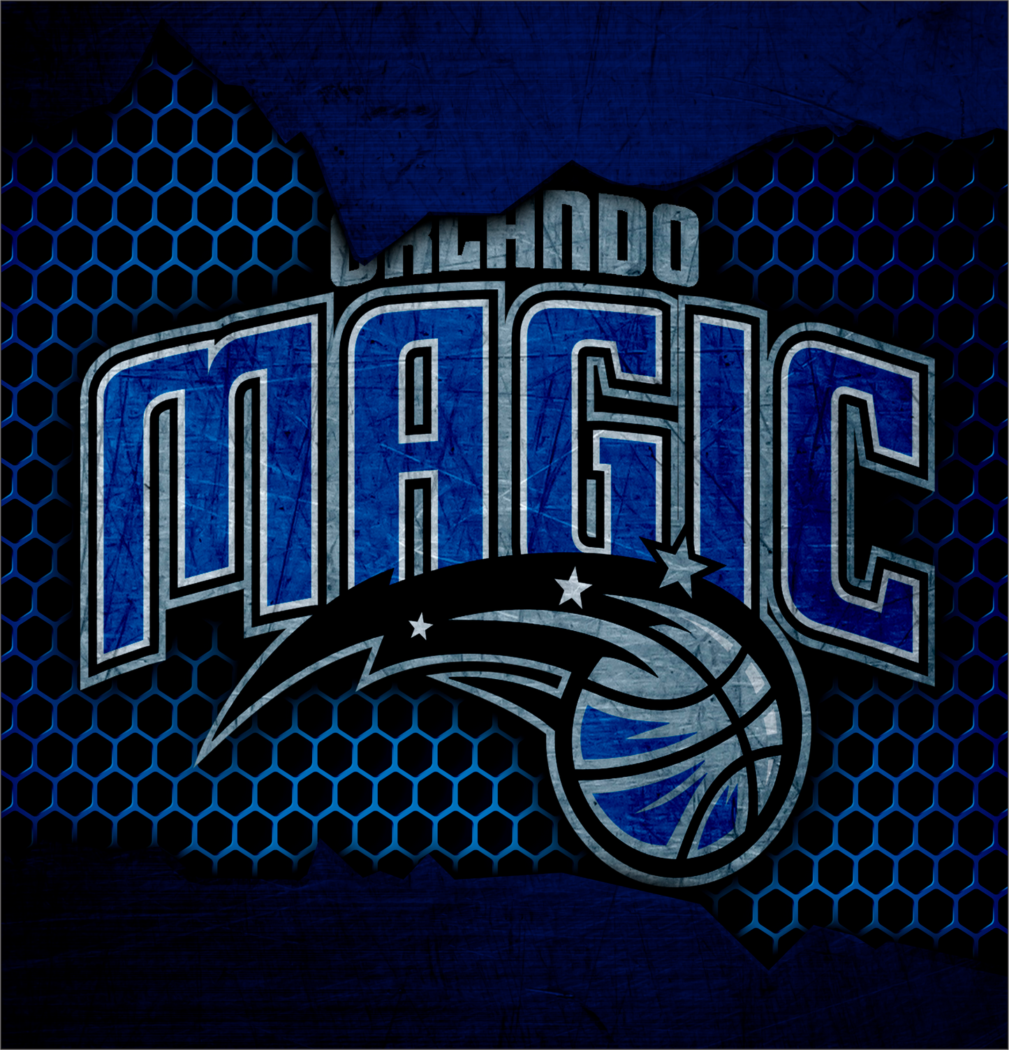 PRE-MADE ADHESIVE TRAY TABLE PRINTS (20" X 16") - BASKETBALL #2