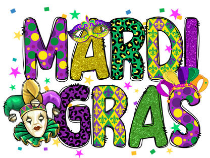 $2 Tuesday ONLY - Mardi Gras Sublimation Transfers