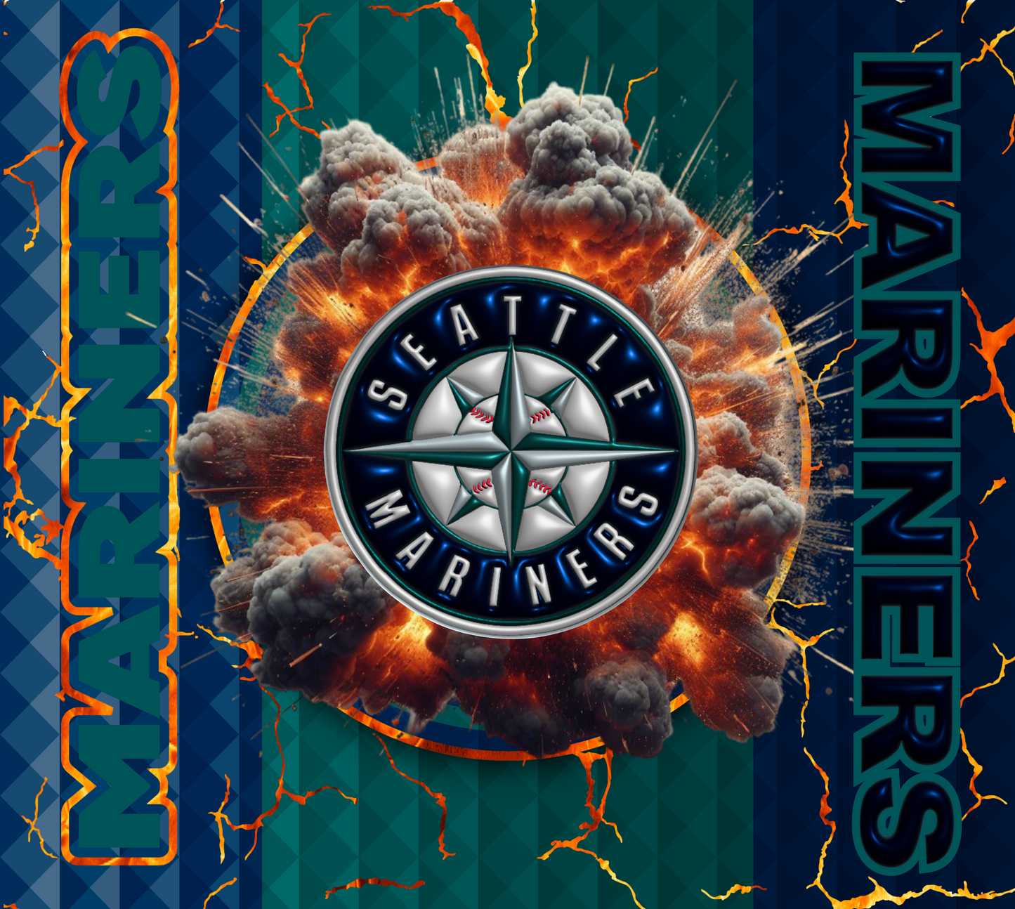 PRE-MADE ADHESIVE TRAY TABLE PRINTS (20" X 16") - BASEBALL