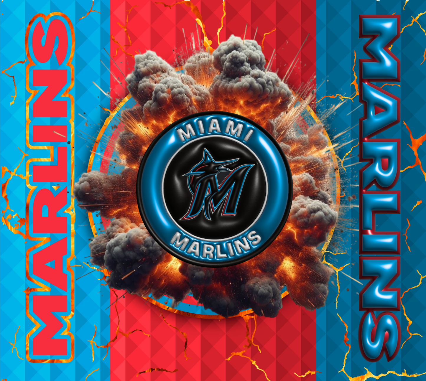 PRE-MADE ADHESIVE TRAY TABLE PRINTS (20" X 16") - BASEBALL