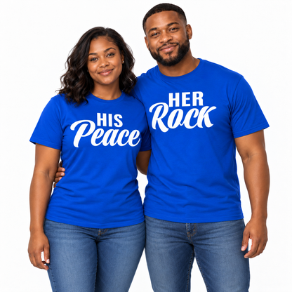 Her Rock - His Peace (Screen Print Transfer)