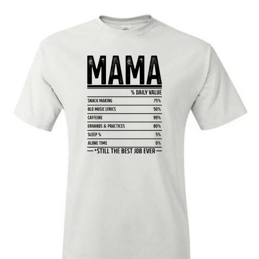 Mama Nutrition (Screen Print TRANSFER ONLY)
