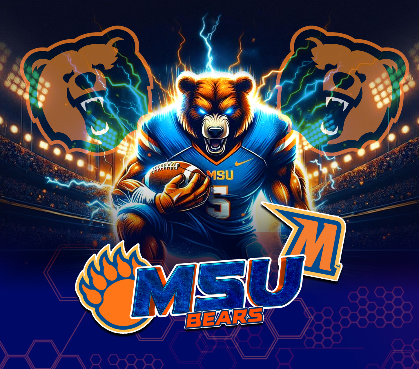 PRE-MADE ADHESIVE TRAY TABLE PRINTS (20" X 15") - HBCU (LIGHTNING)