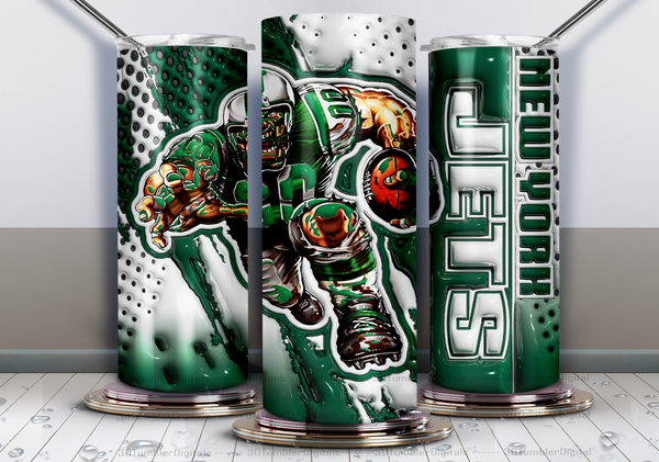 PRO FOOTBALL SUBLIMATION TUMBLER WRAPS  for 20oz Tumblers
