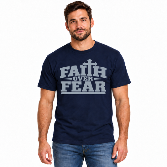Faith over Fear 2 (Screenprint Transfer)