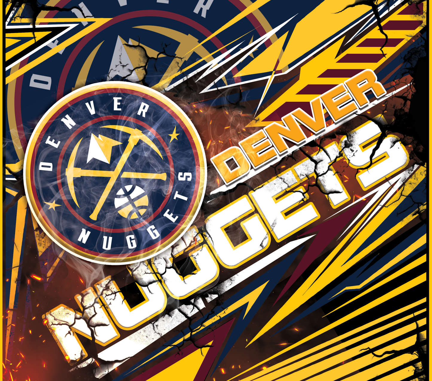 PRE-MADE ADHESIVE TRAY TABLE PRINTS (20" X 16") - BASKETBALL #1