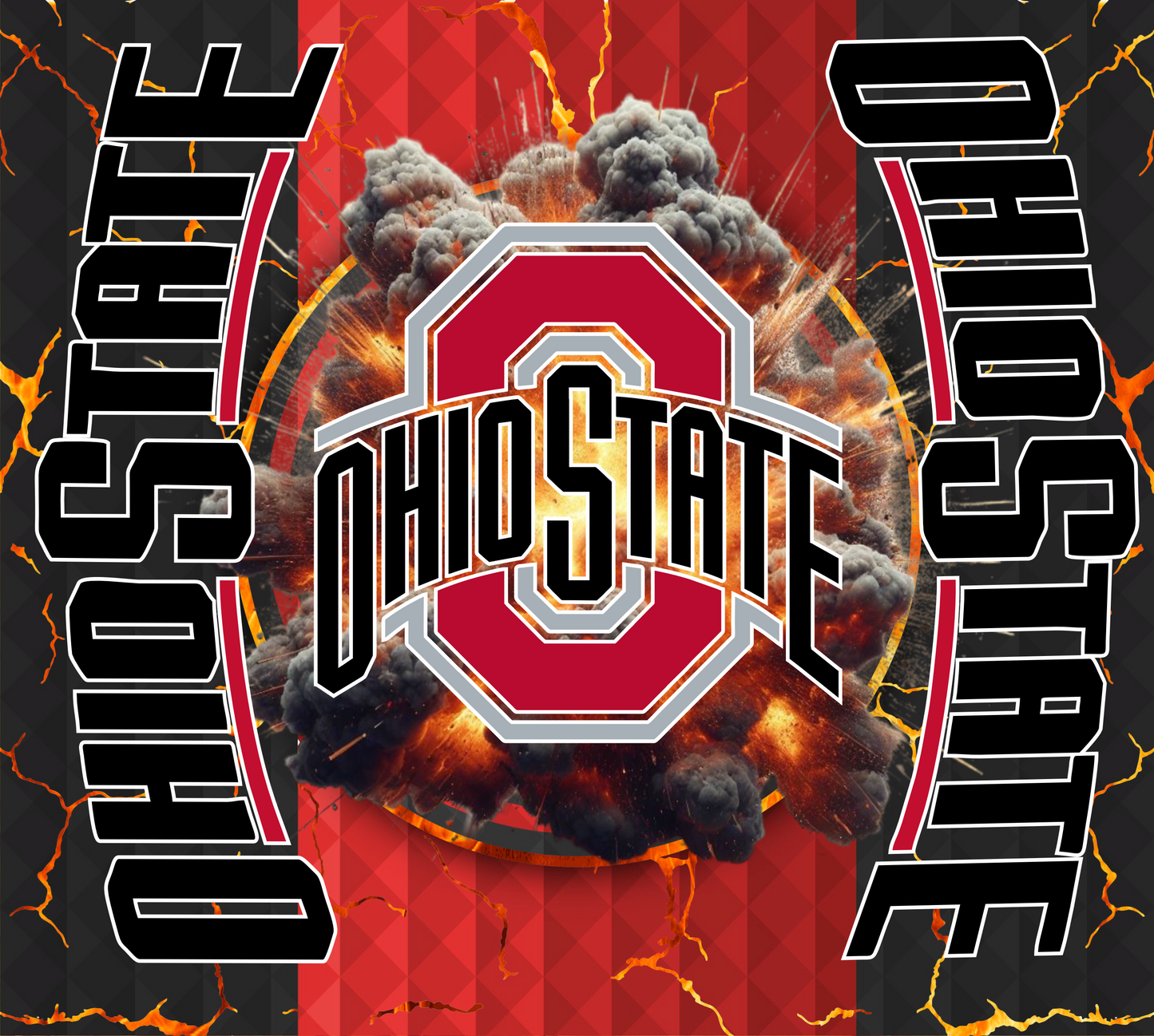 PRE-MADE ADHESIVE TRAY TABLE PRINTS (20" X 15") - COLLEGE (EXPLOSION)