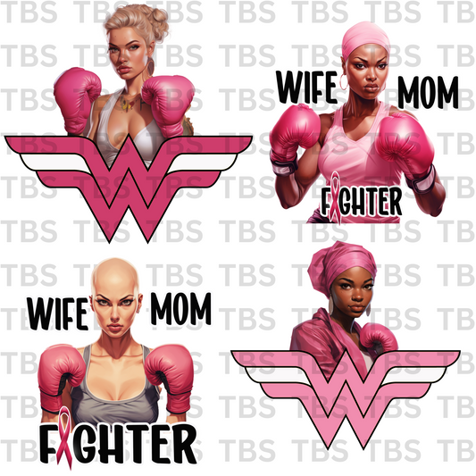 $2 Tuesday ONLY - Pink Ribbon Awareness T-Shirt Transfers SINGLES (Sublimation)