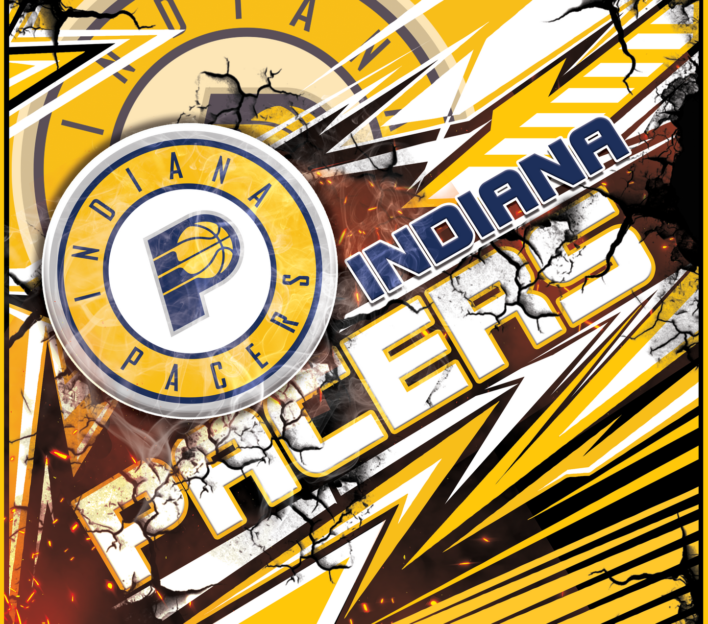 PRE-MADE ADHESIVE TRAY TABLE PRINTS (20" X 16") - BASKETBALL #1