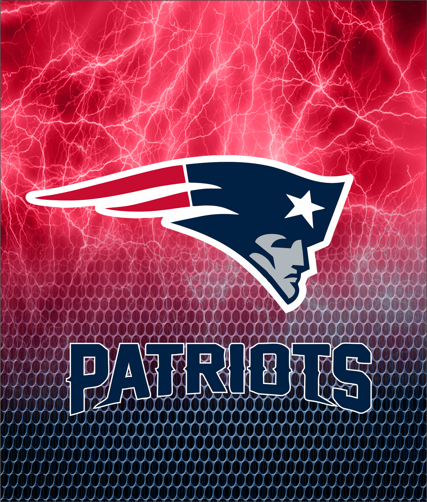 PRE-MADE ADHESIVE TRAY TABLE PRINTS (20" X 15.25") - FOOTBALL (LIGHTNING)