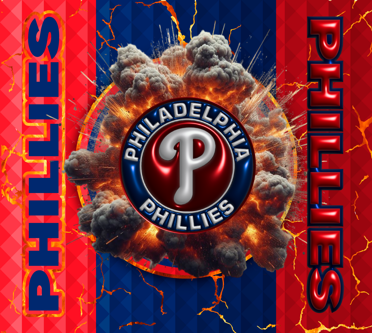 PRE-MADE ADHESIVE TRAY TABLE PRINTS (20" X 16") - BASEBALL