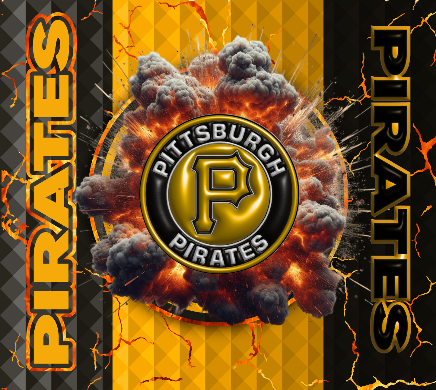 PRE-MADE ADHESIVE TRAY TABLE PRINTS (20" X 16") - BASEBALL