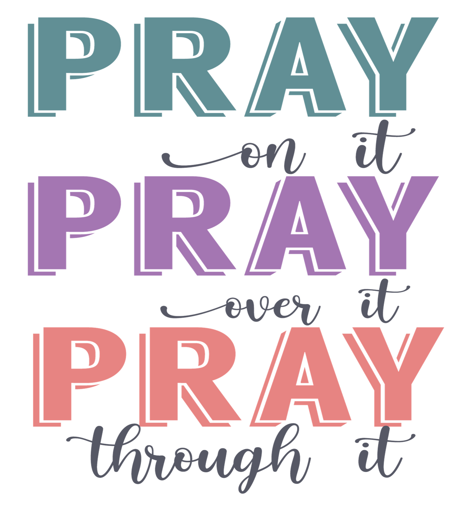 FAITH (SINGLE) Sublimation Transfers
