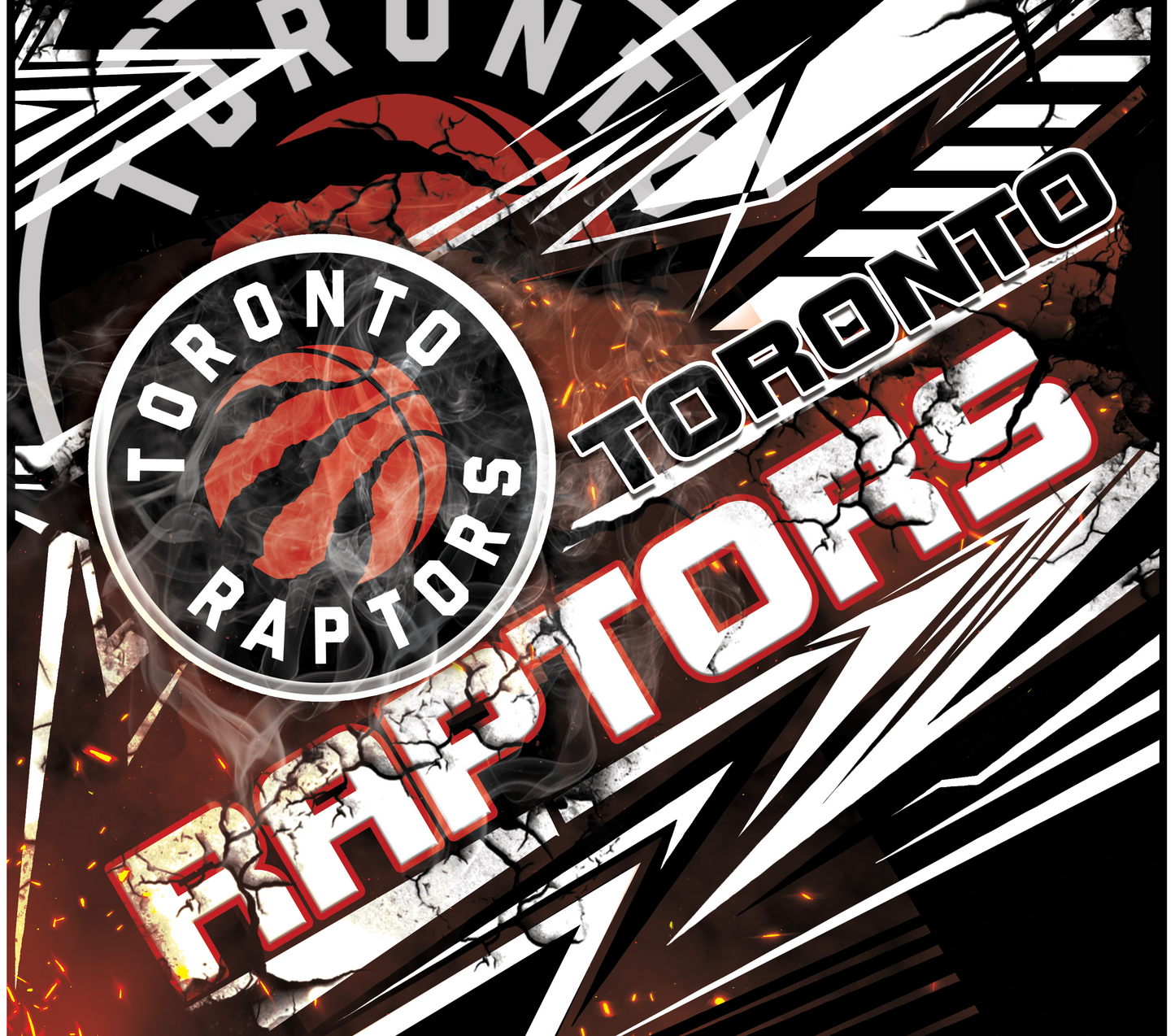 PRE-MADE ADHESIVE TRAY TABLE PRINTS (20" X 16") - BASKETBALL #1