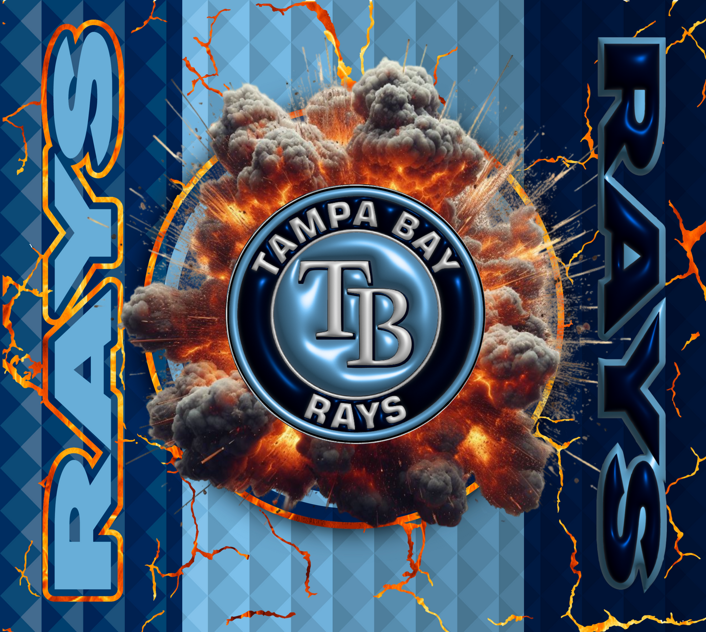 PRE-MADE ADHESIVE TRAY TABLE PRINTS (20" X 16") - BASEBALL