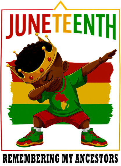 $2 Wholesale - JUNETEENTH KIDS T-Shirt Sublimation Transfers