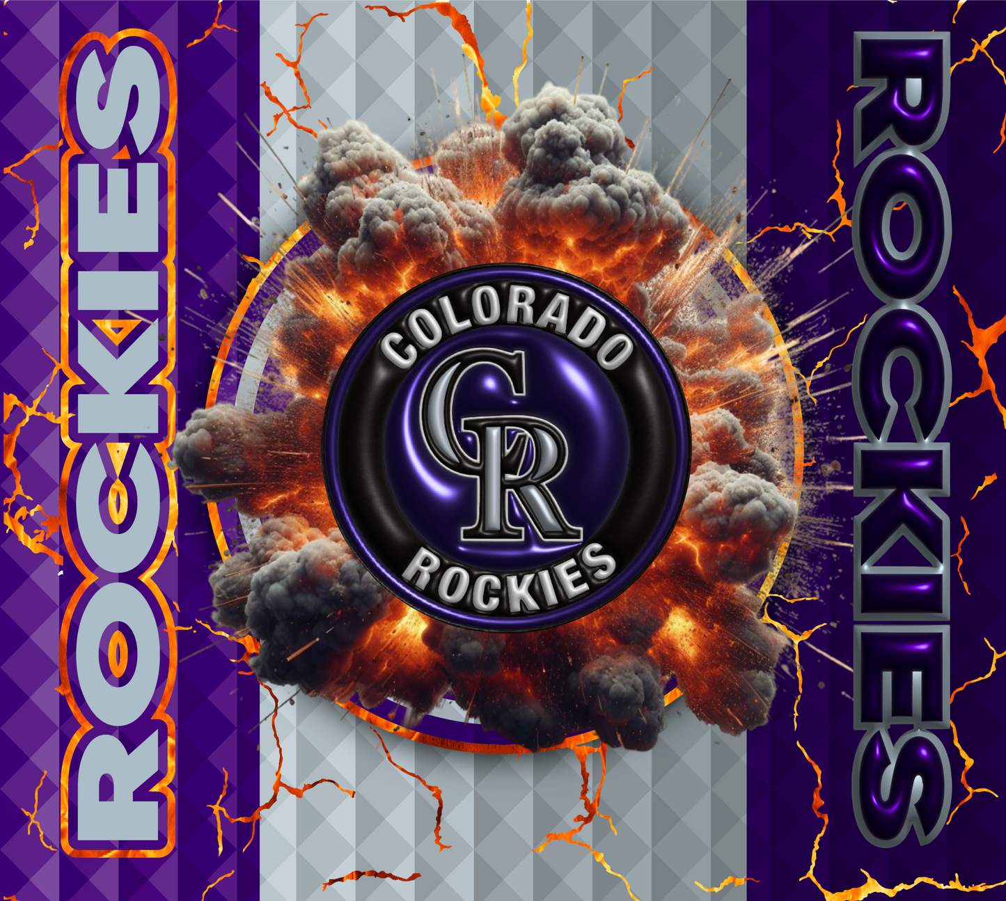 PRE-MADE ADHESIVE TRAY TABLE PRINTS (20" X 16") - BASEBALL