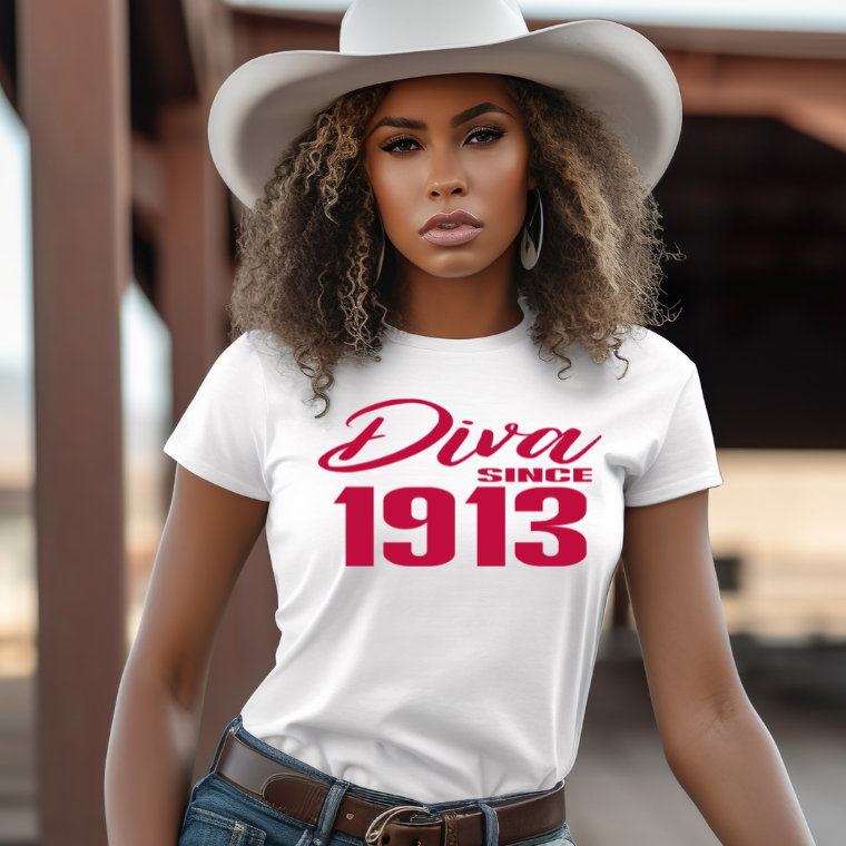 Diva Since 1913 (Screenprint Transfer)