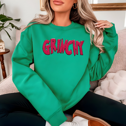 Grinchy Chenille Patch