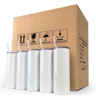 20oz Sublimation Skinny Tumblers (Straight)