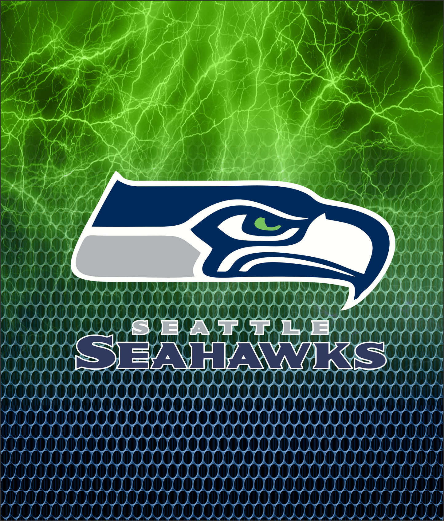 PRE-MADE ADHESIVE TRAY TABLE PRINTS (20" X 15.25") - FOOTBALL (LIGHTNING)